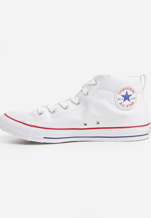 Converse - Chuck Taylor All Star Street Mid Sneakers White