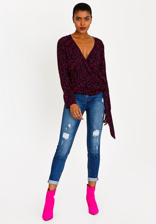 ONLY - Anika Ruffle Shirt Black