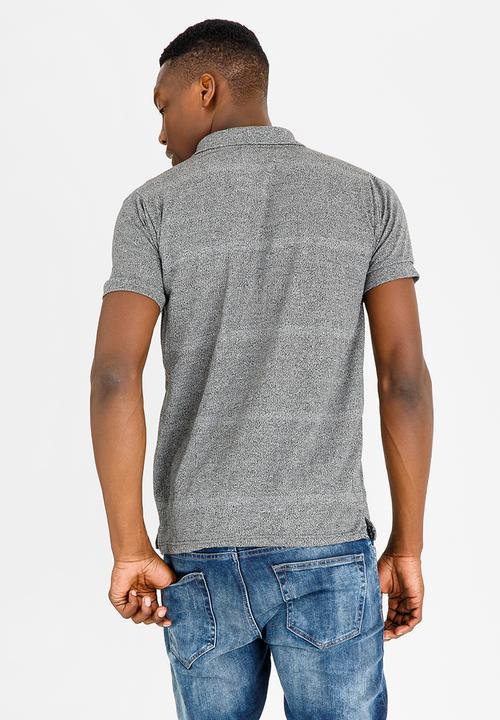 STYLE REPUBLIC - Pocket Detail Golfer Grey