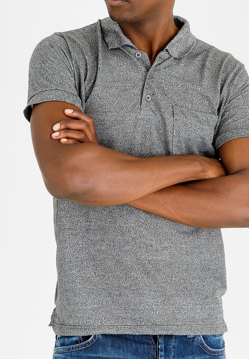 STYLE REPUBLIC - Pocket Detail Golfer Grey