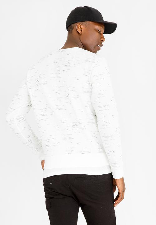 STYLE REPUBLIC - Relaxed Crew Neck Sweatshirt Cream