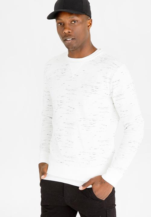 STYLE REPUBLIC - Relaxed Crew Neck Sweatshirt Cream
