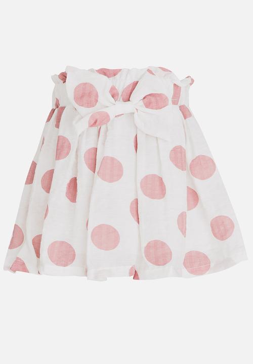 Pop Candy - Polka Dot Skirt Mid Pink