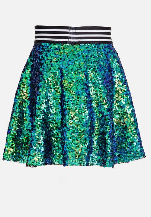 See-Saw - Sequin Skirt Multi-colour