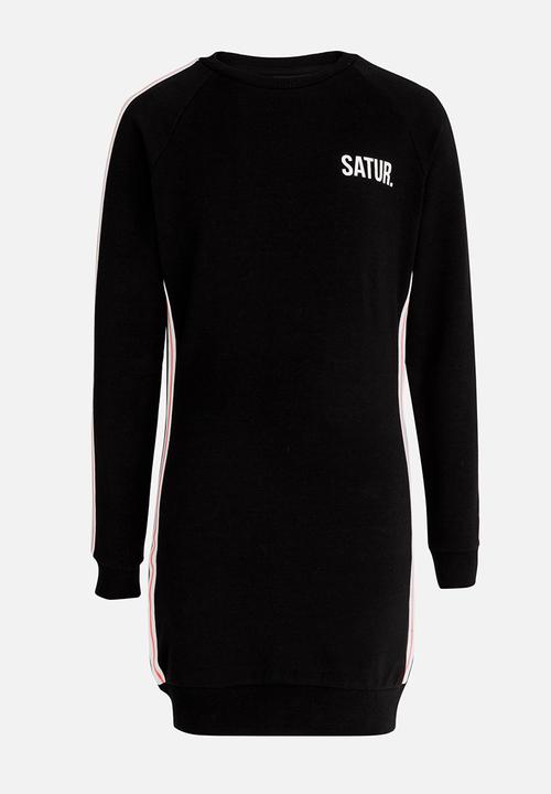 Name It - Printed Sweat Top Black