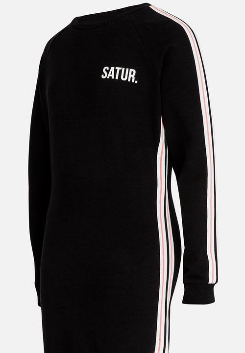 Name It - Printed Sweat Top Black