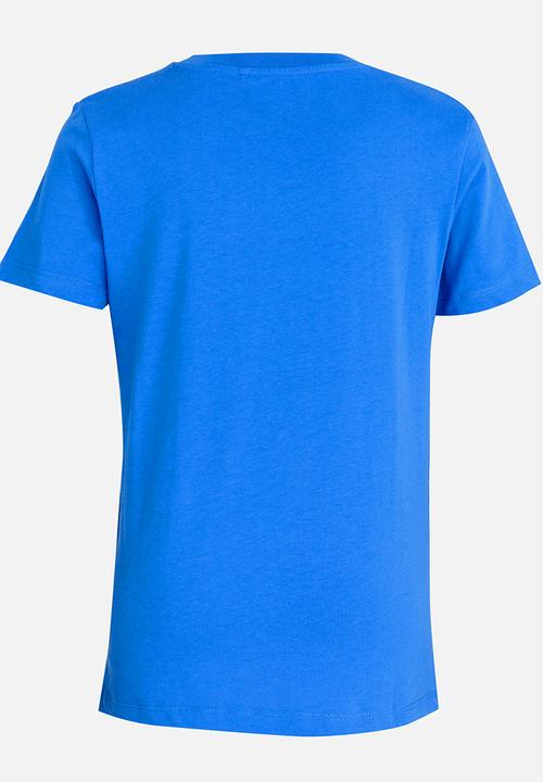 Name It - Printed Short Sleeve Tee Blue