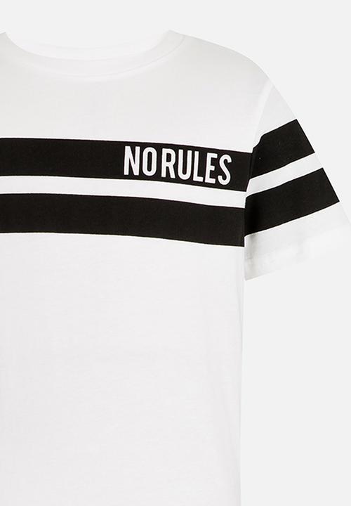 Name It - Printed Short Sleeve Tee White