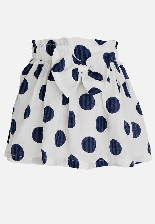 Pop Candy - Polka Dot Skirt Navy