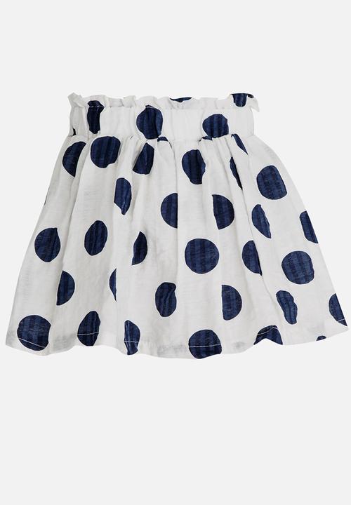 Pop Candy - Polka Dot Skirt Navy