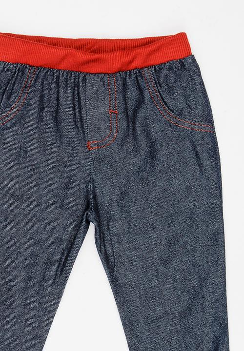 Pop Candy - Elasticated Denim Jeans Blue
