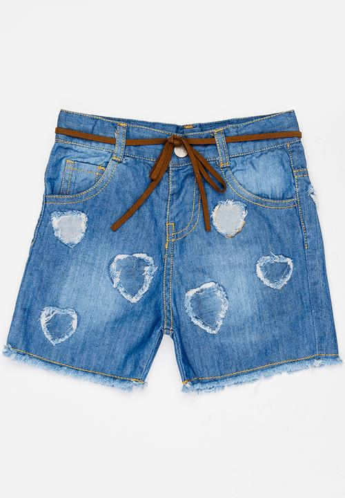 Pop Candy - Denim Shorts Blue