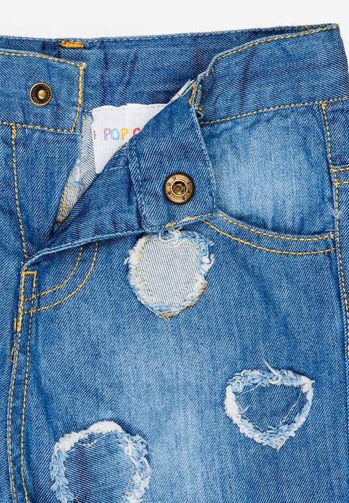 Pop Candy - Denim Shorts Blue