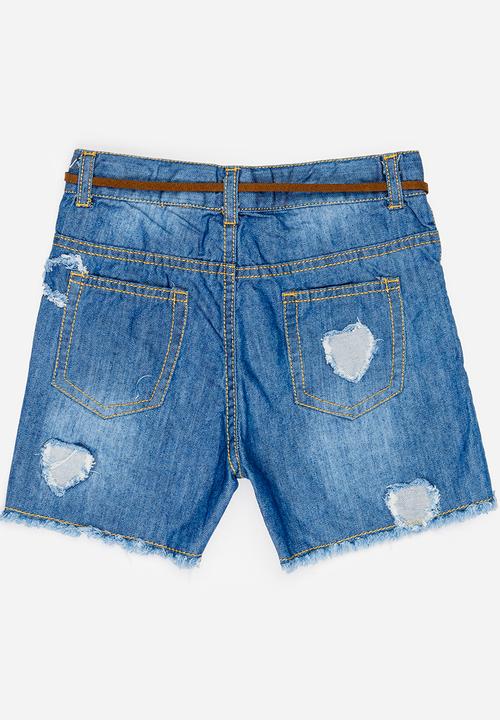 Pop Candy - Denim Shorts Blue