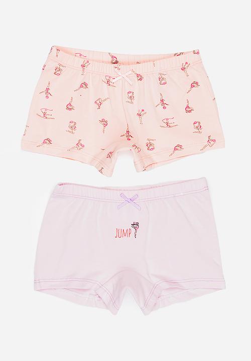 Pop Candy - 4 Pack Printed Shorts Multi-colour