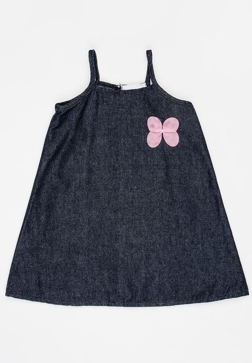 Pop Candy - Denim  Dress Navy
