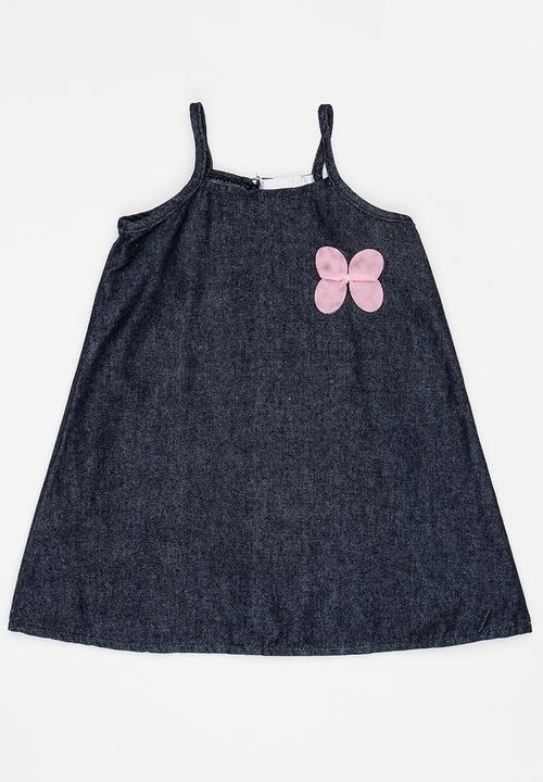 Pop Candy - Denim  Dress Navy