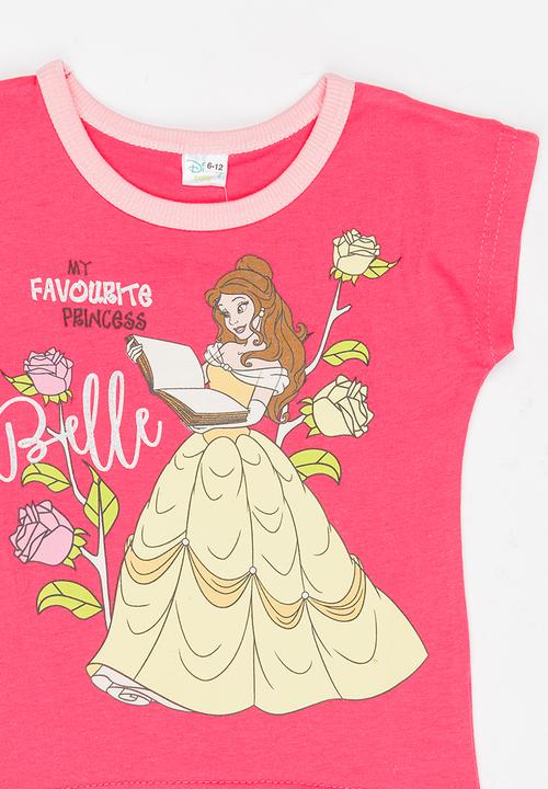 Pop Candy - Beauty And The Beast  Tee Mid Pink