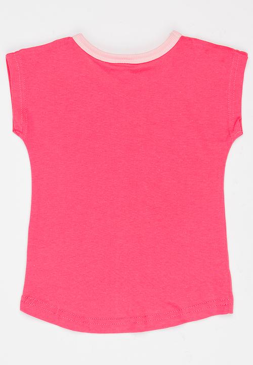 Pop Candy - Beauty And The Beast  Tee Mid Pink