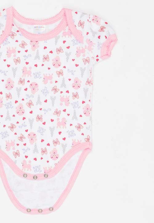 Twin Clothing - Short Sleeve Paris Two Piece Set Mid Pink