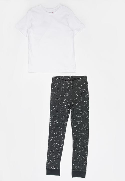 Pop Candy - Pj Set - black/white