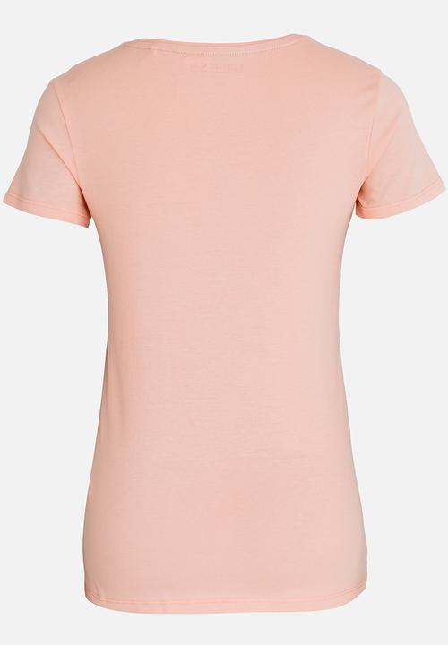GUESS - Girls Stencil Tee Pale Pink