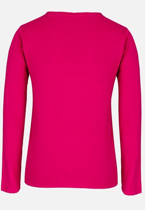 GUESS - Girls Tri Flower Tee Dark Pink