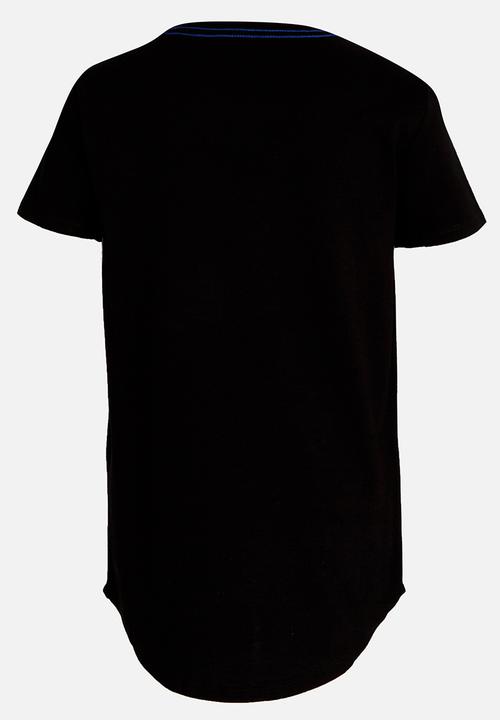 GUESS - Boys Guess Lines Tee Black