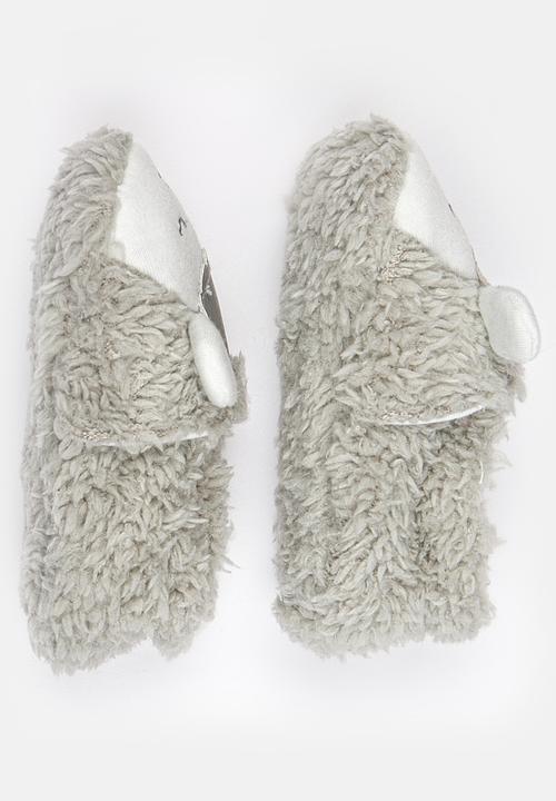 Pop Candy - Sheep Slippers Pale Grey