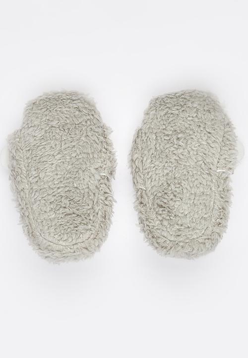 Pop Candy - Sheep Slippers Pale Grey