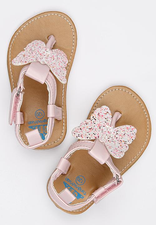 Pop Candy - Butterfly Sandals Mid Pink