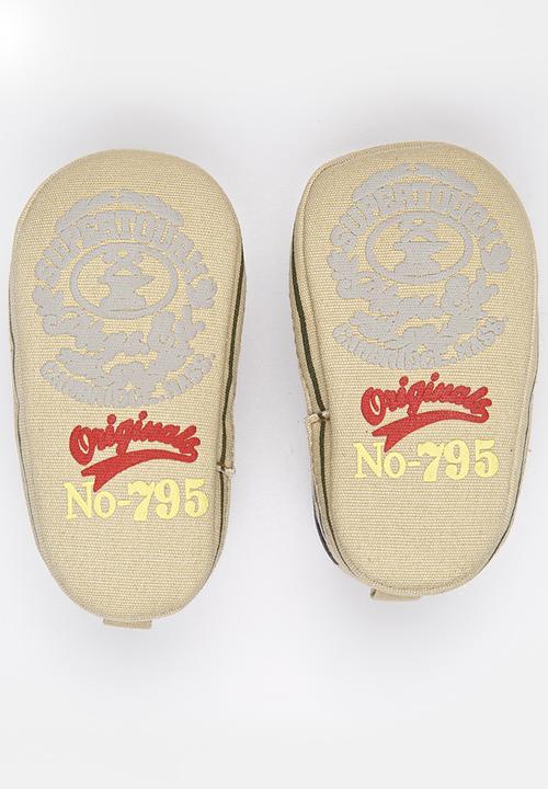 Pop Candy - Boys Camo Slip on Multi-colour