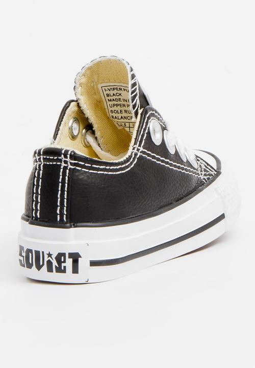 SOVIET - Viper Low Cut Sneaker PU Black