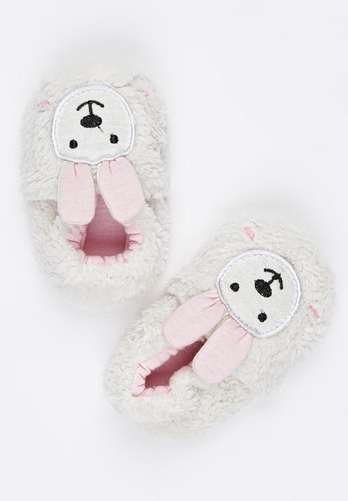 Pop Candy - Bunny Slippers White