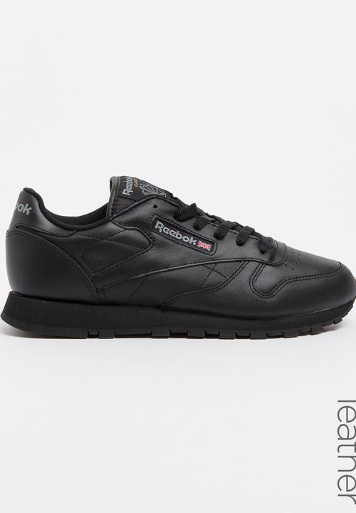 Reebok - Teens classic leather sneaker - black
