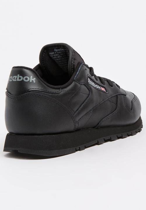 Reebok - Teens classic leather sneaker - black