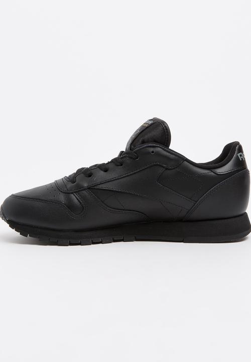 Reebok - Teens classic leather sneaker - black