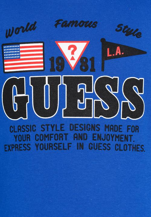 GUESS - S/S USA Tee Blue