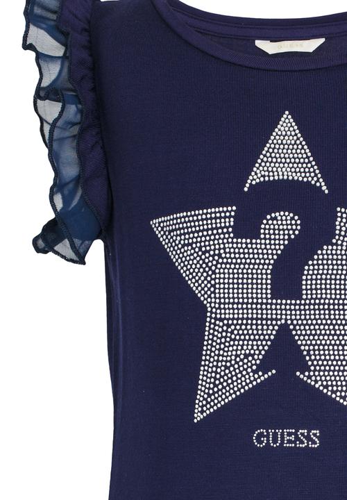 GUESS - S/L Star? Tee Blue