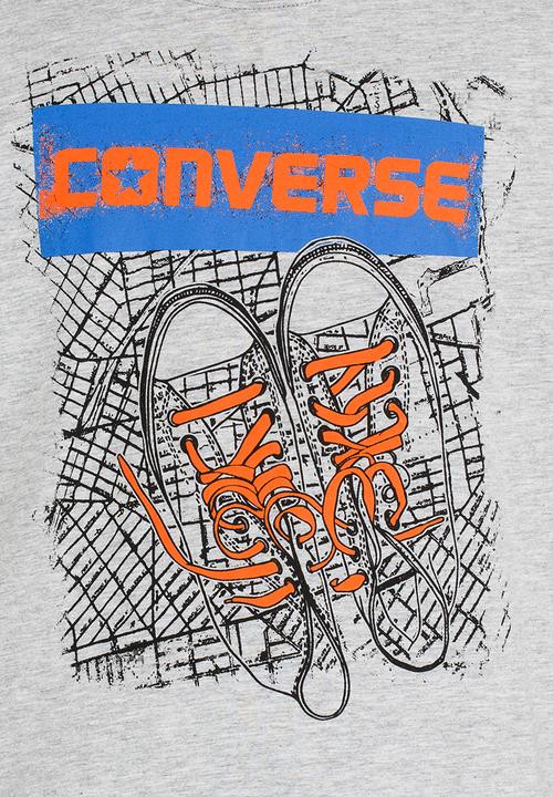 Converse - Map Tee Grey