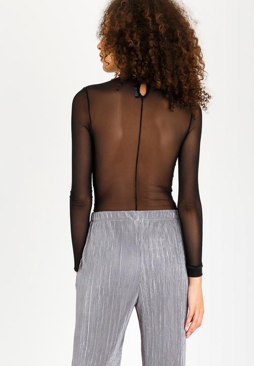 STYLE REPUBLIC - Burn Out Bodysuit Black