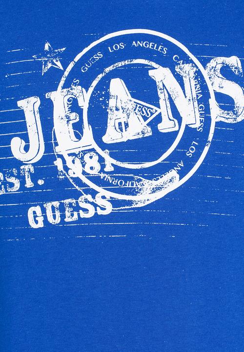 GUESS - S/L Circle Guess Tee Blue