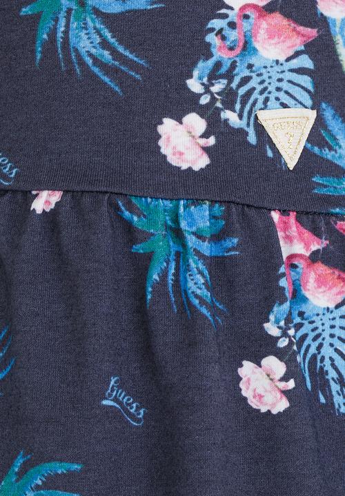 GUESS - Flamingo Printed  Dress Multi-colour
