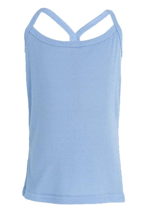 Pop Candy - Strappy Vest Mid Blue