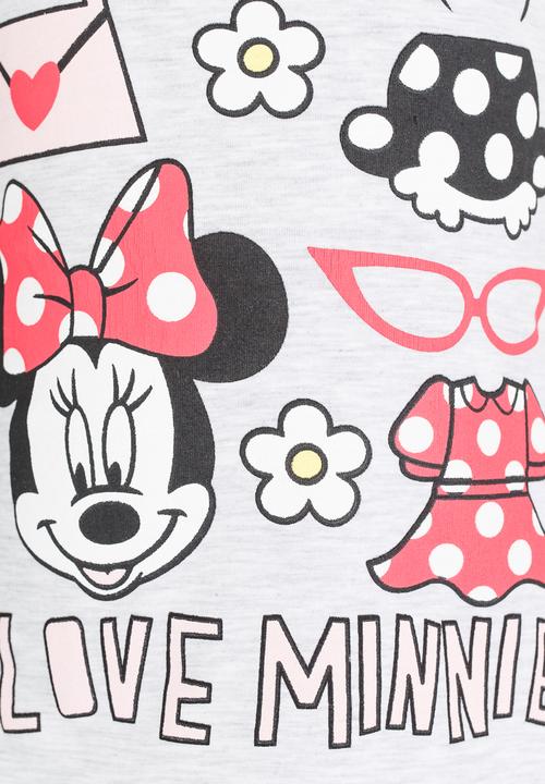 Pop Candy - Girls Printed Tee Grey