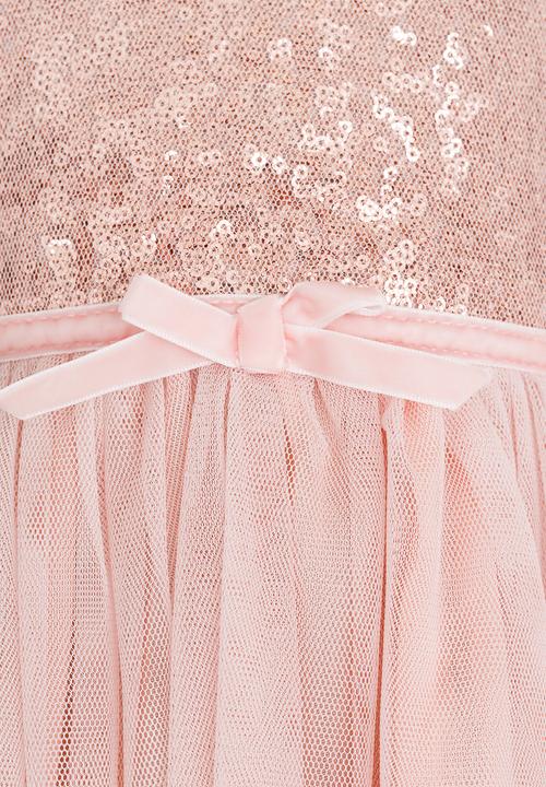Pop Candy - Sequin Dress Pale Pink