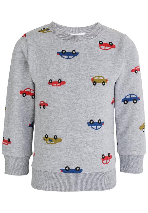 Pop Candy - Printed Sweater Grey