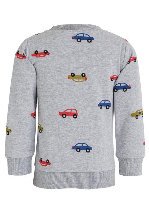 Pop Candy - Printed Sweater Grey