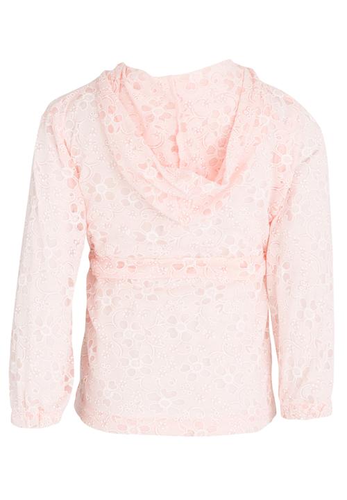 Pop Candy - Burnout Parka Jacket Pale Pink
