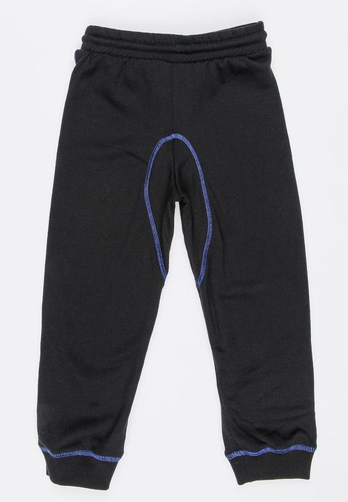 See-Saw - Un-brushed Fleece Jogger Black